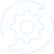 White line icon representing high cycle demand on a commercial garage door.