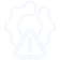 White line icon representing damaged garage door panels.
