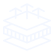 White line icon representing poor garage door insulation.