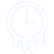White line icon representing slow or uneven garage door operation.