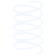 White line icon representing visible gaps in garage door torsion springs.