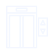 White line icon representing slow garage door movement.
