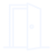 White line icon representing sluggish garage door response times.
