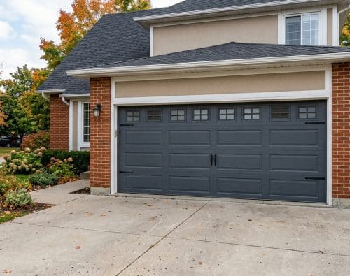 a garage door