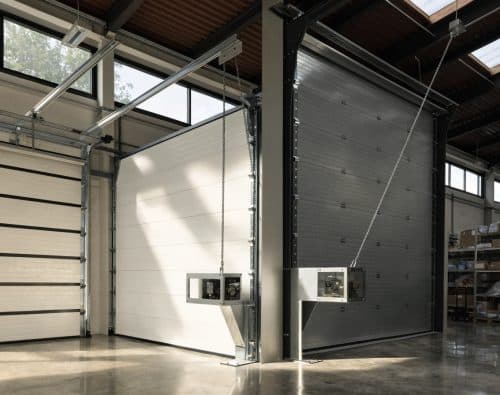 garage door opener and an operator