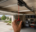 garage door manual emergency cord