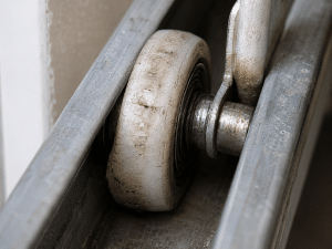 worn roller